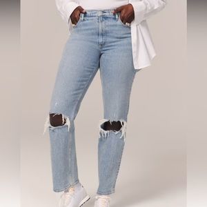 Ankle Straight Ultra High Rise